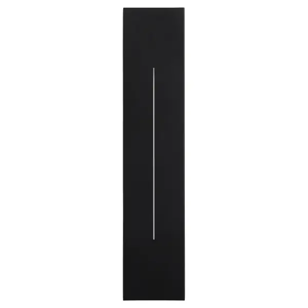 Constructed of coastal-grade materials, the Torre 5CCT LED wet-rated sconce has lasting performance with a minimalist design. The back-lit lighting creates a radiating ambiance with a vertical opening in the center, drawing the eye in. Choose from various sizes of this simple geometric luminary to find your perfect match. Collection: Torre Finish: Black Width: 5.00" Height: 25.13" Weight: 4.95 lb Extension from Wall: 4.00" Number of Bulbs: 1 Maximum Wattage: 23.00 W Bulb Base: Array Light Source: LED Material: Aluminum Country of Origin: China Safety Rating: Wet LED