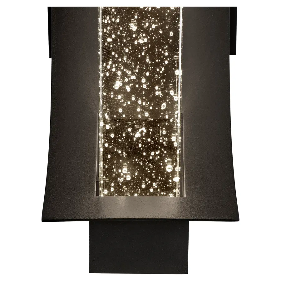Albedo LED Outdoor Wall Sconce in Black - Image 3