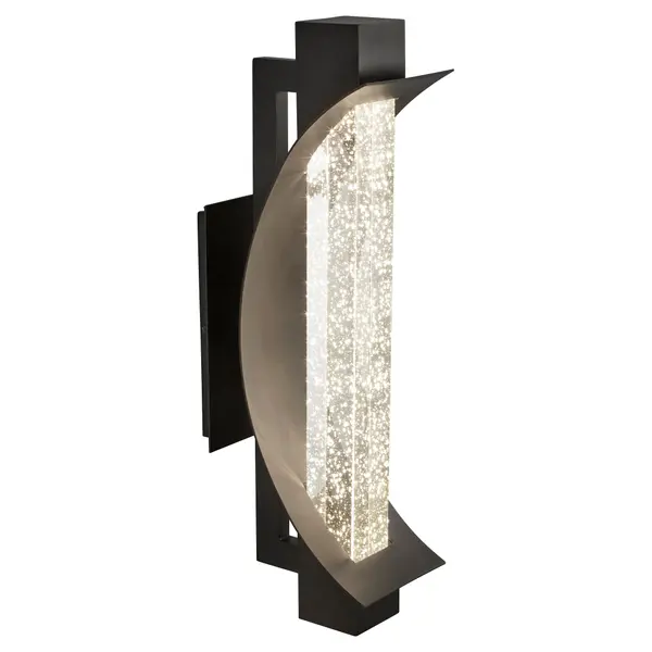 Albedo LED Outdoor Wall Sconce in Black - Image 4