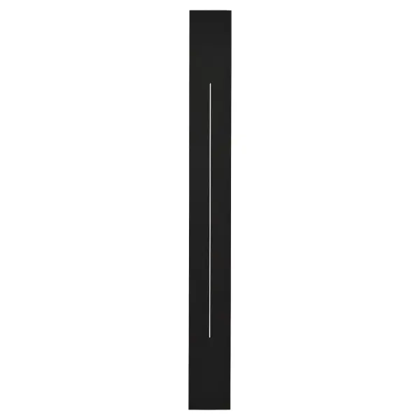 Constructed of coastal-grade materials, the Torre 5CCT LED wet-rated sconce has lasting performance with a minimalist design. The back-lit lighting creates a radiating ambiance with a vertical opening in the center, drawing the eye in. Choose from various sizes of this simple geometric luminary to find your perfect match. Collection: Torre Finish: Black Glass: White Width: 5.00" Height: 47.13" Weight: 7.83 lb Extension from Wall: 4.00" Canopy: 4.375"x3.750"x4.375" Bulbs Included Number of Bulbs: 1 Maximum Wattage: 38.00 W Bulb Base: Array Light Source: LED Light Output: 3400.00 lm Delivered Lumens: 2050.00 lm Color Temperature: 2700 K CRI: 90 Material: Aluminum|PVC|Acrylic Country of Origin: China Safety Listing: cETL Safety Rating: Wet LED