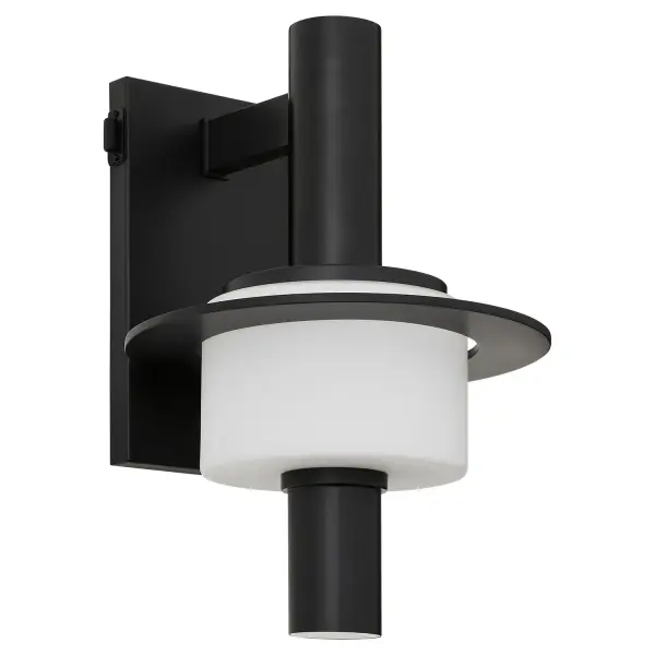 Collection: Janus Finish: Black Width: 12.50" Height: 18.00" Weight: 9.74 lb Extension from Wall: 13.00" Maximum Wattage: 20.00 W Bulb Type: Array Bulb Base: Array Light Source: LED Light Output: 2096.00 lm Delivered Lumens: 900.00 lm Color Temperature: 2700 K CRI: 90 Material: Aluminum|Iron|Glass Country of Origin: China Safety Rating: Wet LED