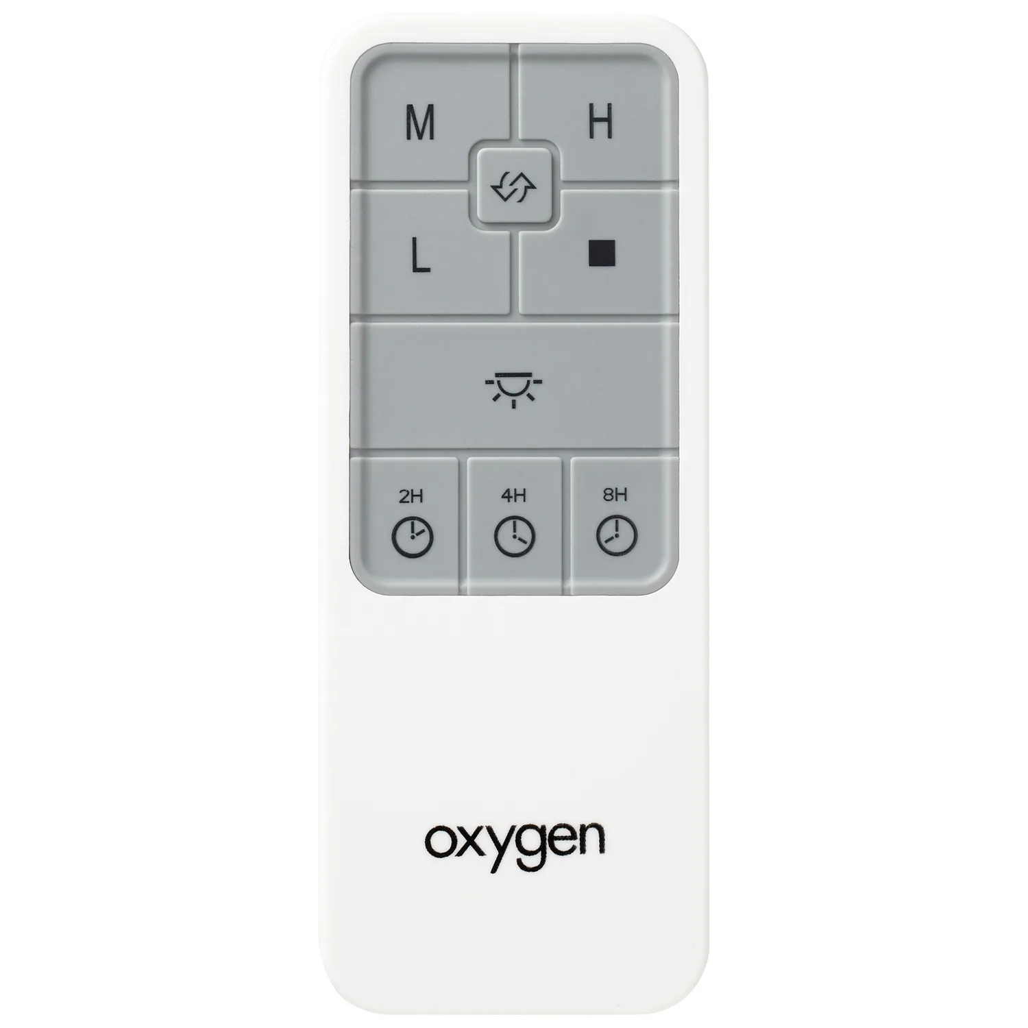 Oslo Remote Handheld Remote Ac Motor in White