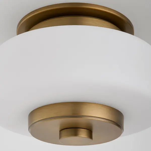 Favo LED Pendant in Brushed Brass - Image 3
