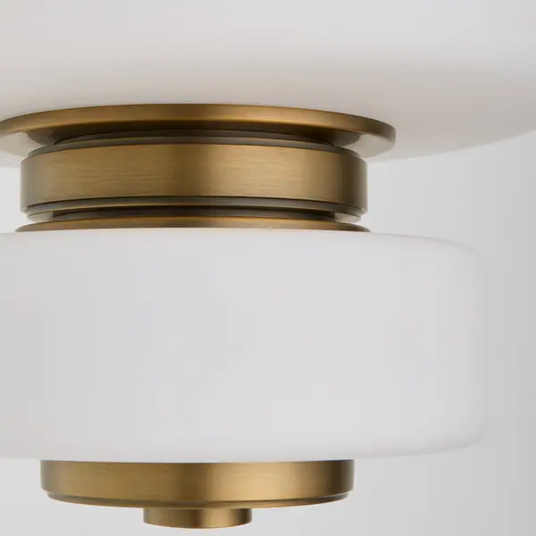 Favo LED Pendant in Brushed Brass - Image 4