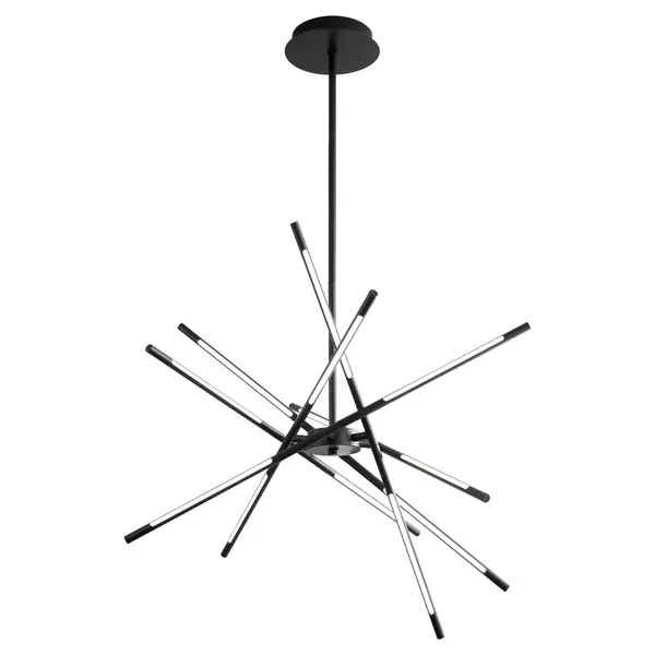 Palillos LED Linear Chandelier in Black - Image 3