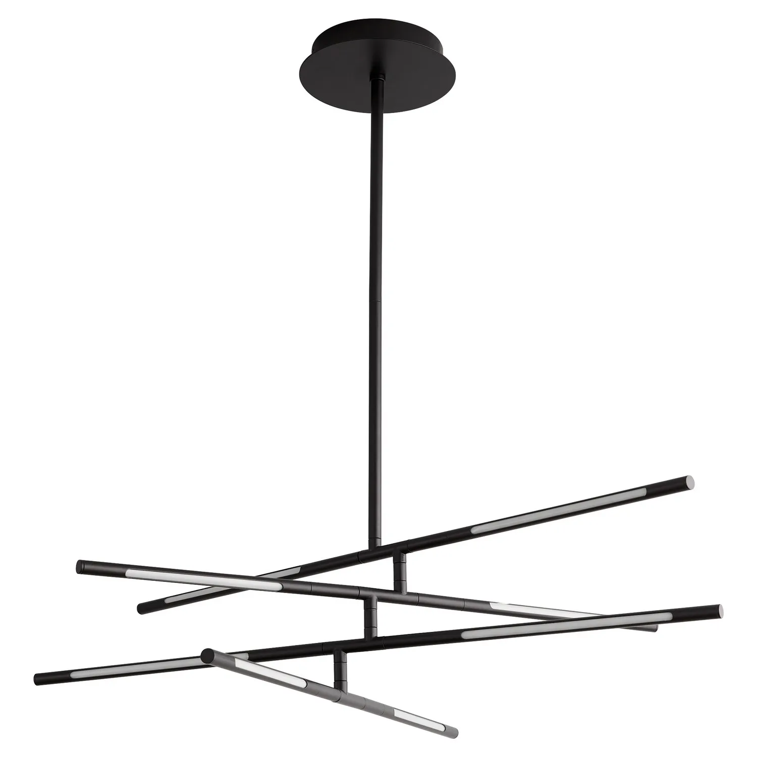 Palillos LED Linear Pendant in Black