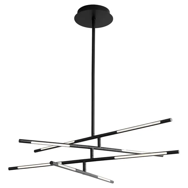 Palillos LED Linear Pendant in Black - Image 3