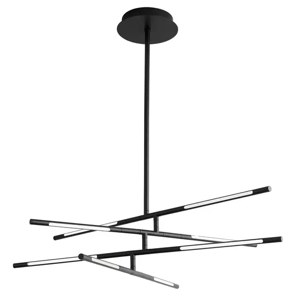 Palillos LED Linear Pendant in Black - Image 4