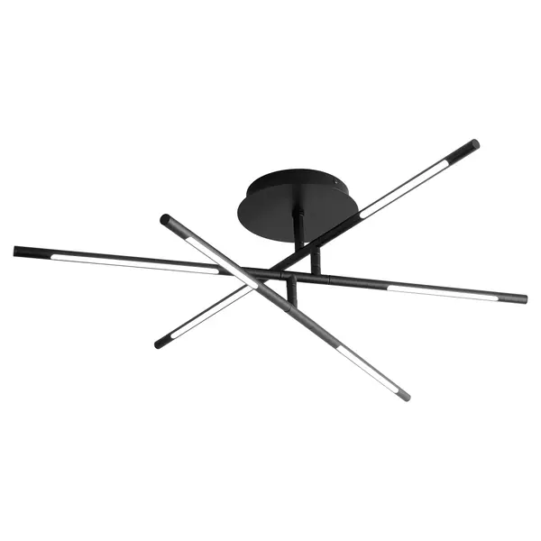 Palillos LED Semi-Flush Mount in Black - Image 3