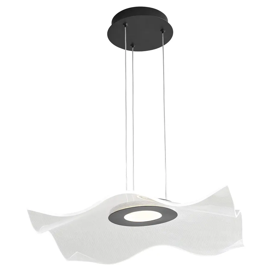 Medusa LED Pendant in Black - Image 3