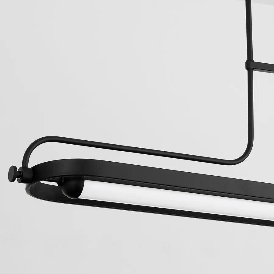 Braem LED Linear Chandelier in Black - Image 3