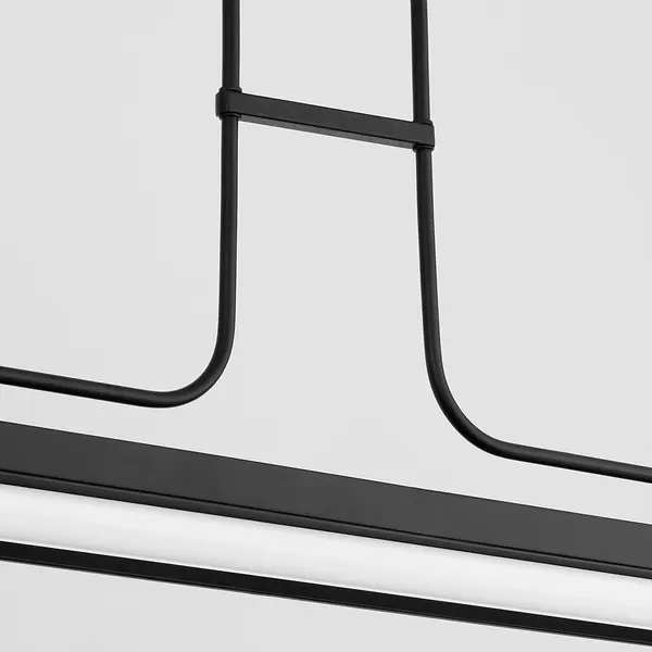 Braem LED Linear Chandelier in Black - Image 5