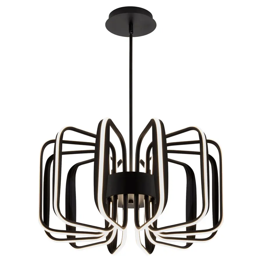 Roto LED Pendant in Black - Image 2