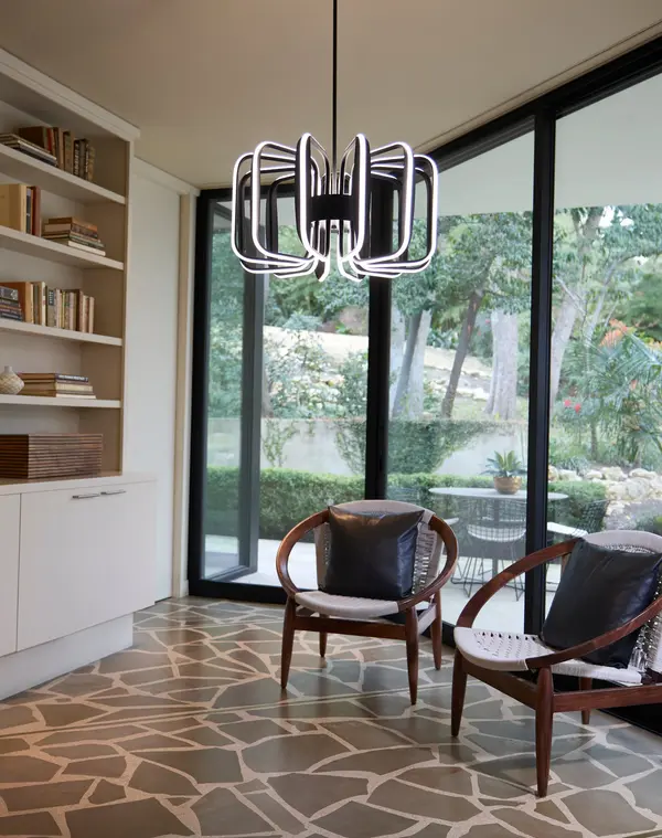 Roto LED Pendant in Black - Image 5