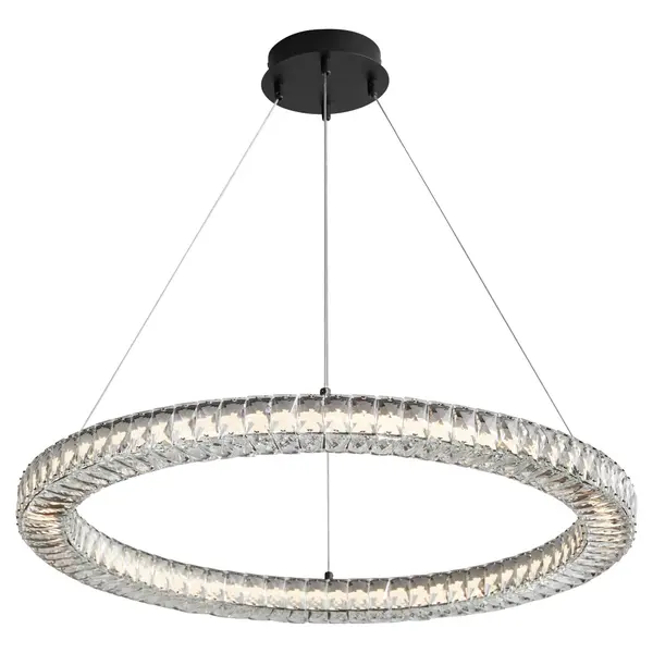 Collection: Élan Finish: Black Glass: Glass Notes: 3000 / 3500 / 4000k CCT Width: 32.00" Height: 3.00" Weight: 26.50 lb Canopy: 6.25" dia. Bulbs Included Number of Bulbs: 1 Maximum Wattage: 33.00 W Bulb Type: LED Bulb Base: Array Light Source: LED Light Output: 1602.00 lm Color Temperature: 3000 K CRI: 90 Voltage: 120.00 V Material: Iron / Glass Country of Origin: China Safety Listing: UL, ETL Safety Rating: Damp Connection: Hardwire LED Manufacturer Warranty: 5 Years - alternate view