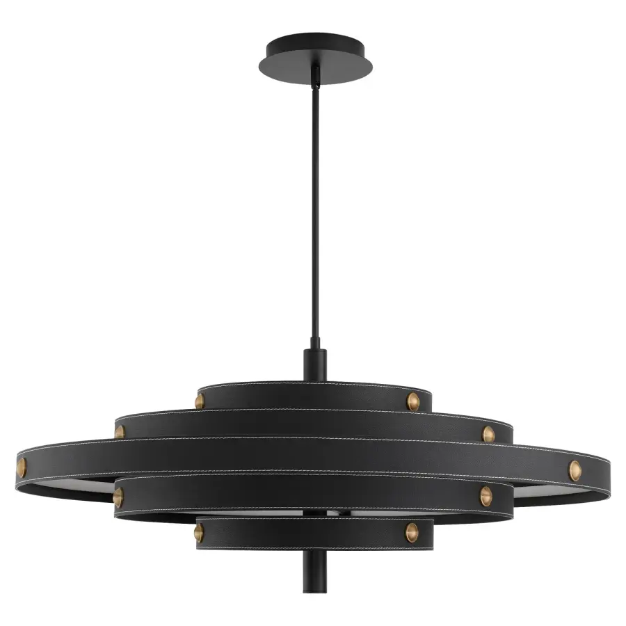 Borealis LED Pendant in Black - Image 1