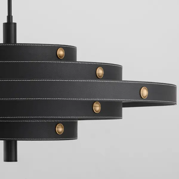 Borealis LED Pendant in Black - Image 4