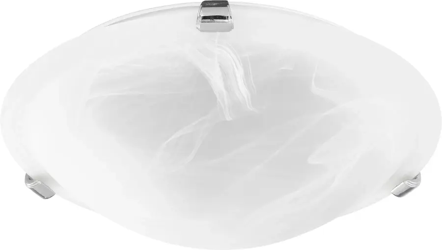 12" Polished Nickel Ceiling Mount