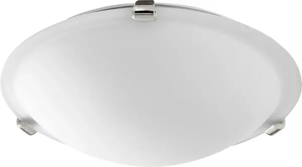 This 12-inch polished nickel flush mount delivers clean, modern illumination perfect for hallways, closets, and smaller rooms. Its low-profile design maximizes headroom while the polished finish adds refined style.