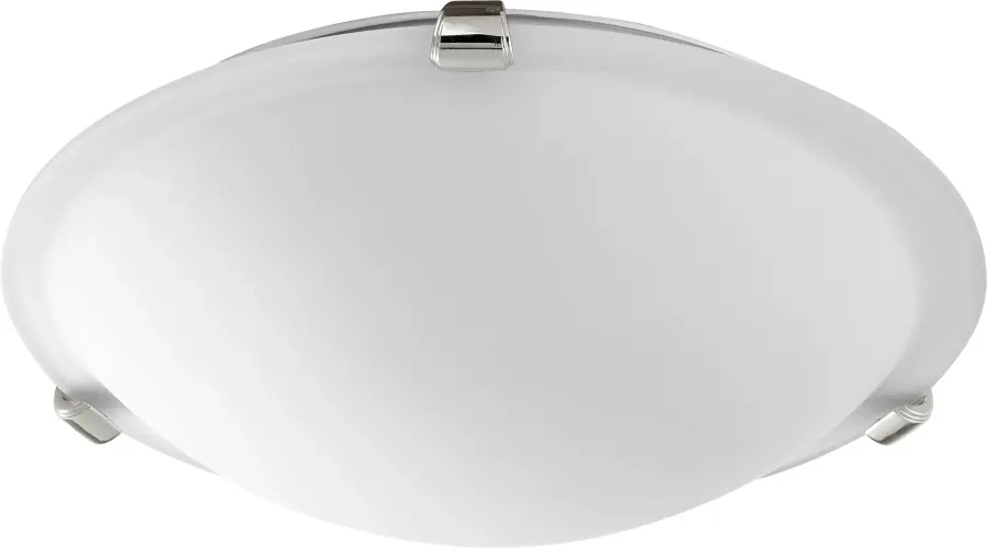 12" Polished Nickel Ceiling Mount