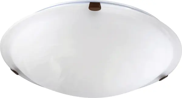 This 16-inch flush mount delivers clean, modern illumination perfect for smaller spaces. The oiled bronze finish adds warmth and sophistication while the low-profile design maximizes headroom in compact areas.