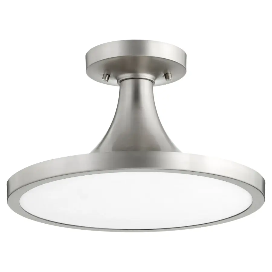Bugle 15" Ceiling Mount in Satin Nickel