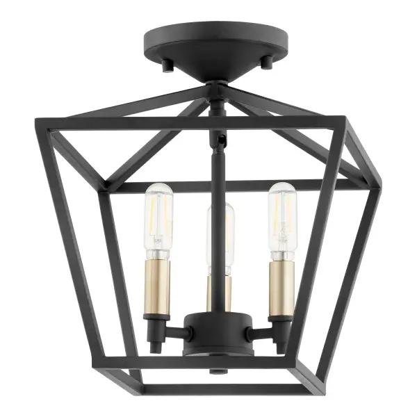 Gabriel 11" Ceiling Mount in Noir - Image 3