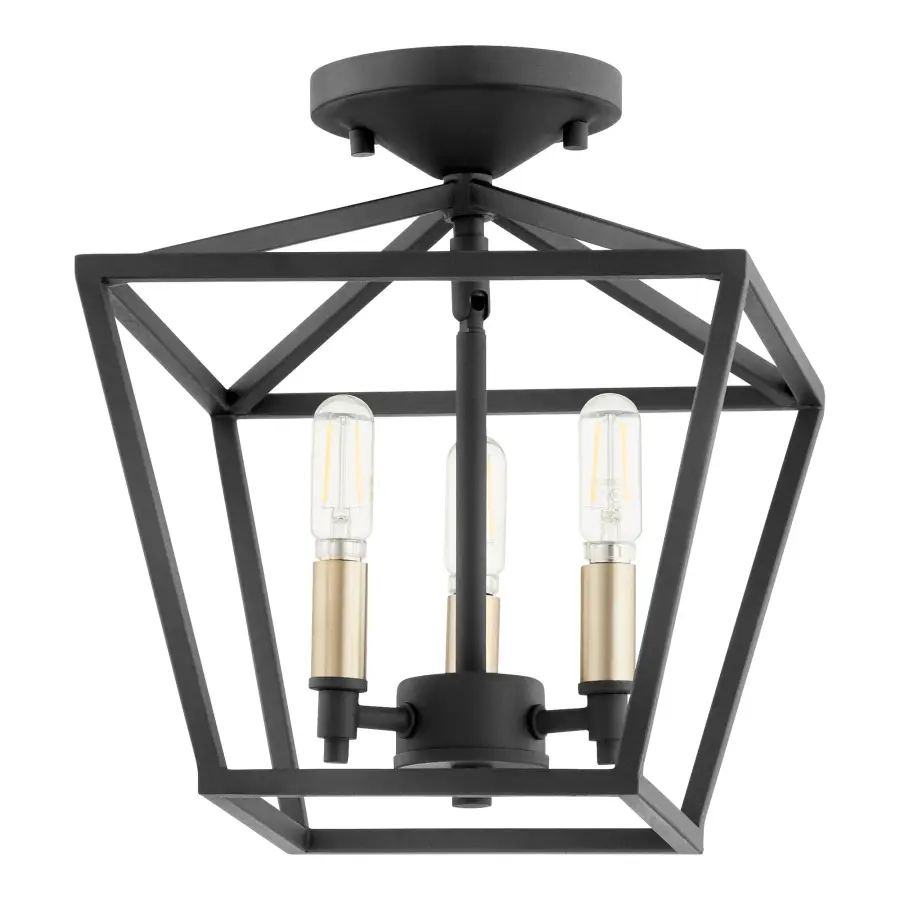 Gabriel 11" Ceiling Mount in Noir - Image 3