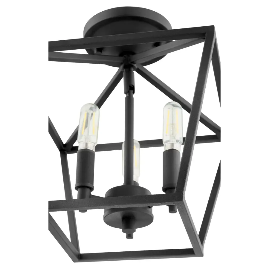 Gabriel 11" Ceiling Mount in Noir - Image 4