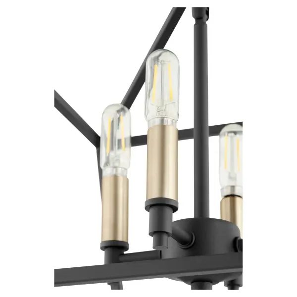 Gabriel 13" Semi-Flush Mount in Noir - Image 4