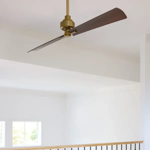 Vintage-Inspired Two-Blade Fan with Timeless Belt-Driven Design - Image 5