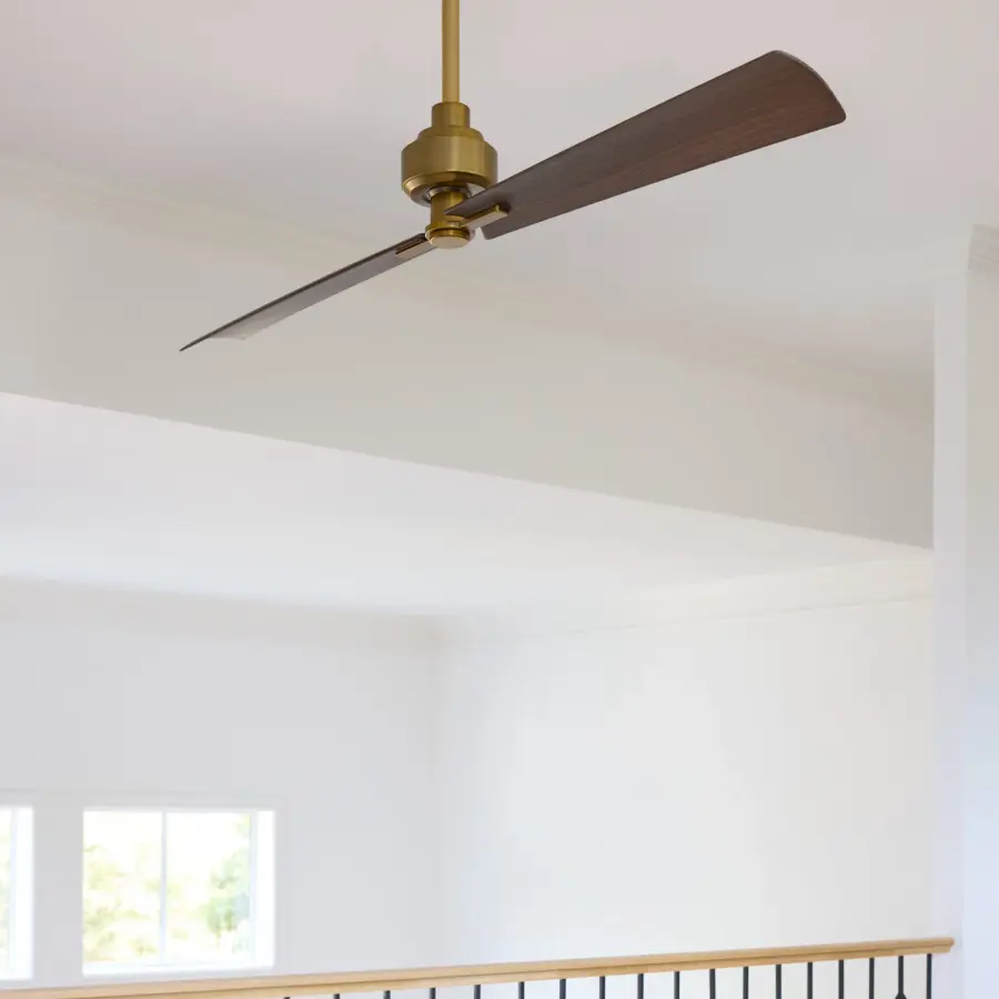 Vintage-Inspired Two-Blade Fan with Timeless Belt-Driven Design - Image 5