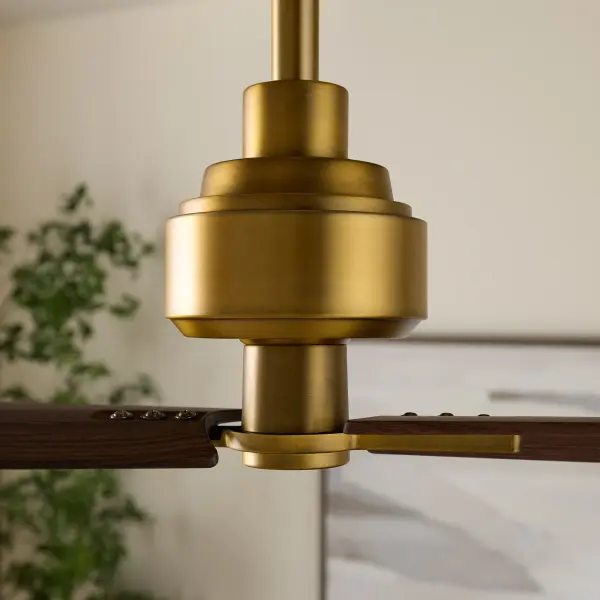 Vintage-Inspired Two-Blade Fan with Timeless Belt-Driven Design - Image 6