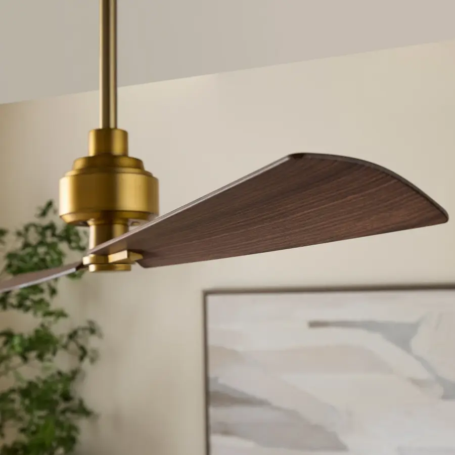 Vintage-Inspired Two-Blade Fan with Timeless Belt-Driven Design - Image 7