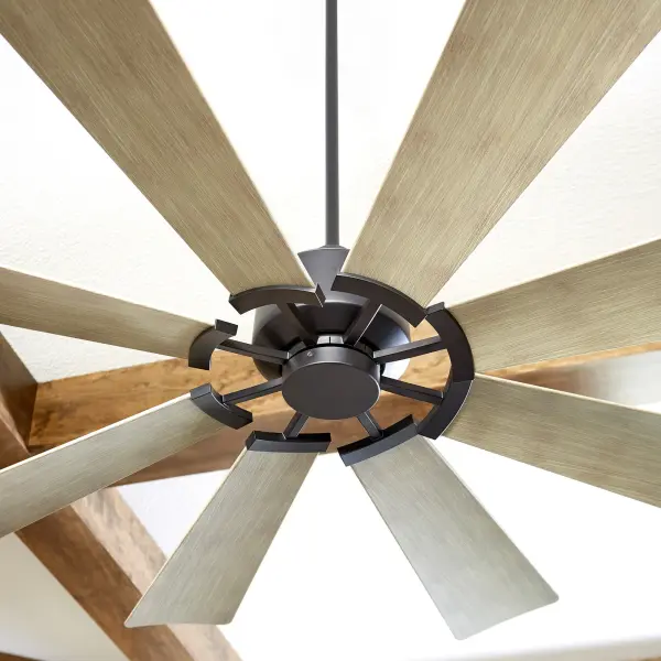 MOD 60" Damp Listed Matte Black Ceiling Fan - Image 3