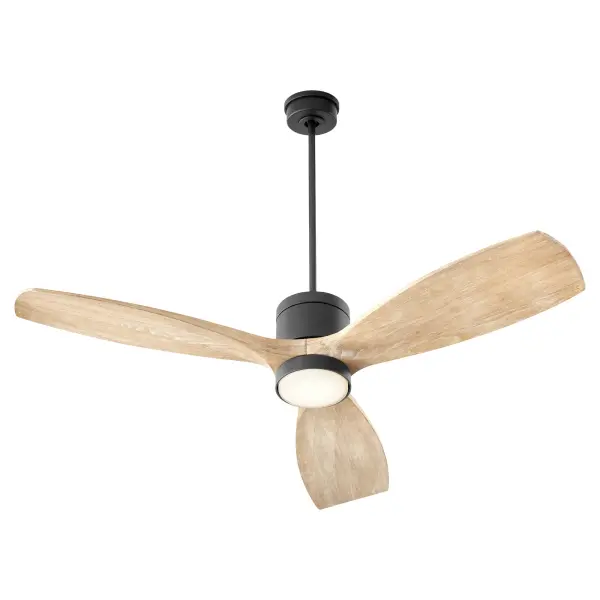 LURUS 64" 3-Blade Matte Black Ceiling Fan - Image 3