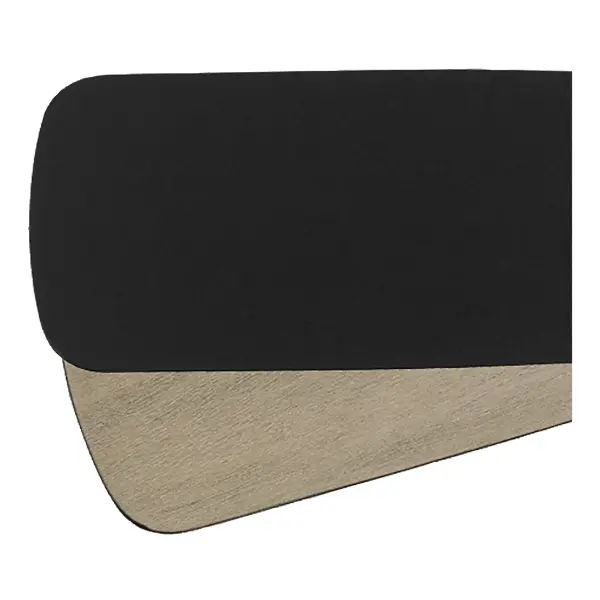 Premium replacement fan blades featuring a sophisticated mahogany bronze and weathered grey finish. Crafted from durable wood materials, these blades combine rustic charm with transitional elegance.