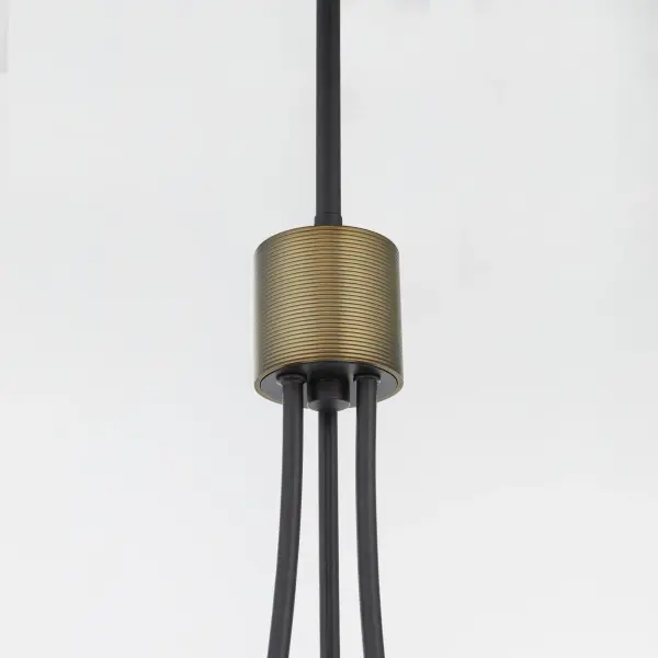 Arpeggio 3-Light Pendant in Matte Black - Image 4