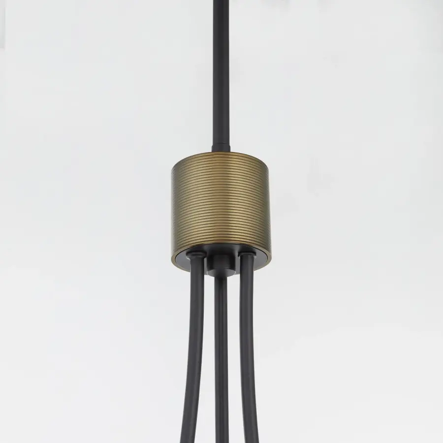 Arpeggio 3-Light Pendant in Matte Black - Image 4