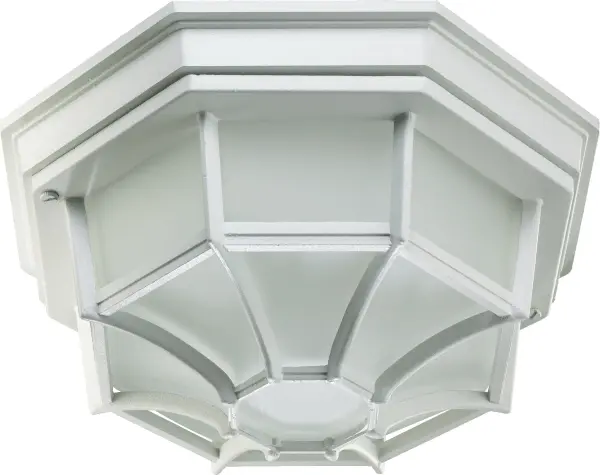 11" Octagon Ceiling Mount in White
