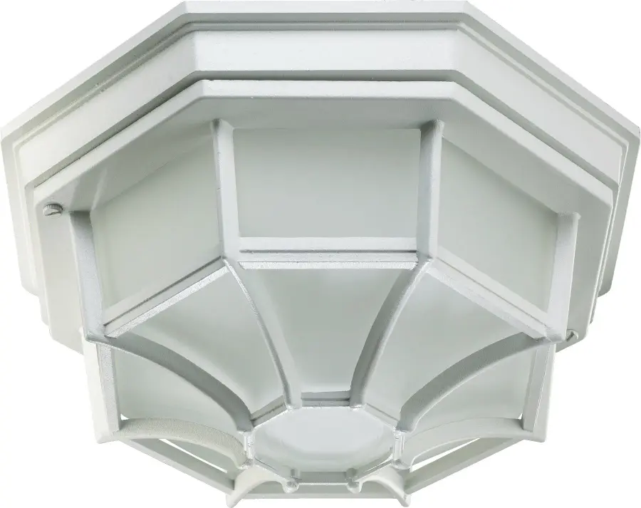 11" Octagon Ceiling Mount in White