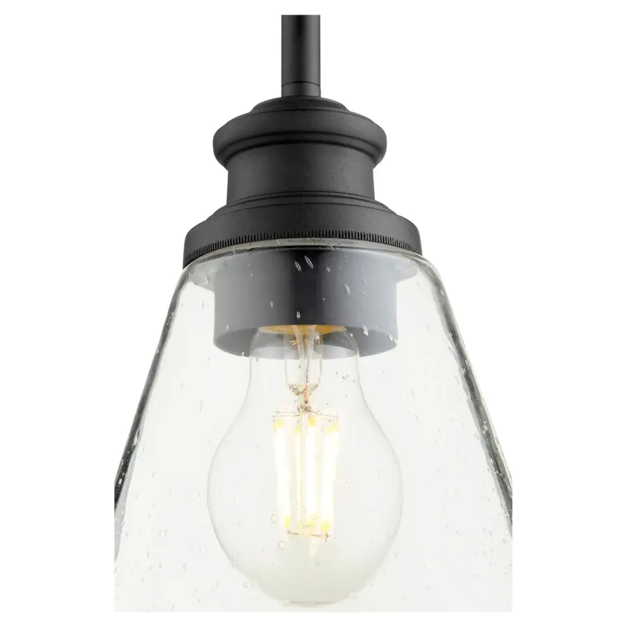 Dunbar Black Soft Contemporary Mini Pendant - Image 4