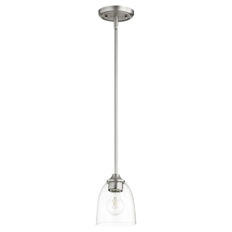 Jardin Mini Pendant with Clear Seeded Glass
