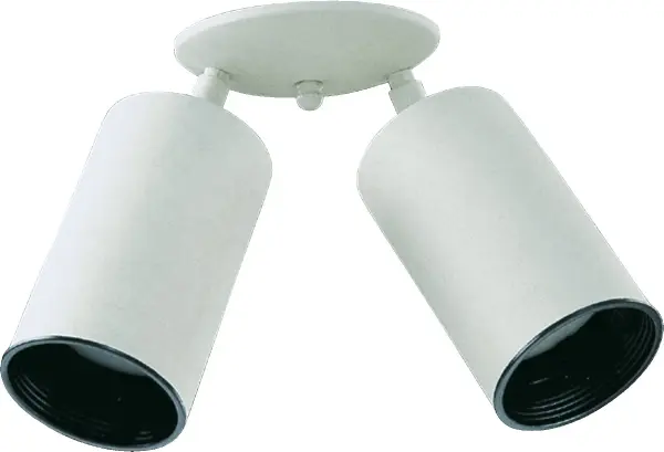 6 Inch Ceiling Mount with White Glass