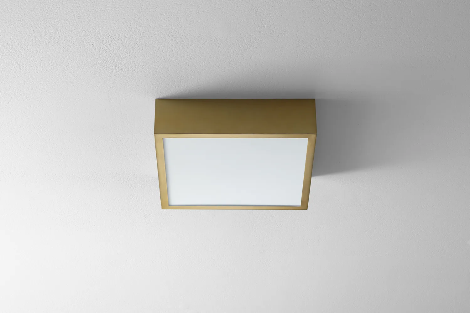 Pyxis LED Flush Mount in Aged Brass