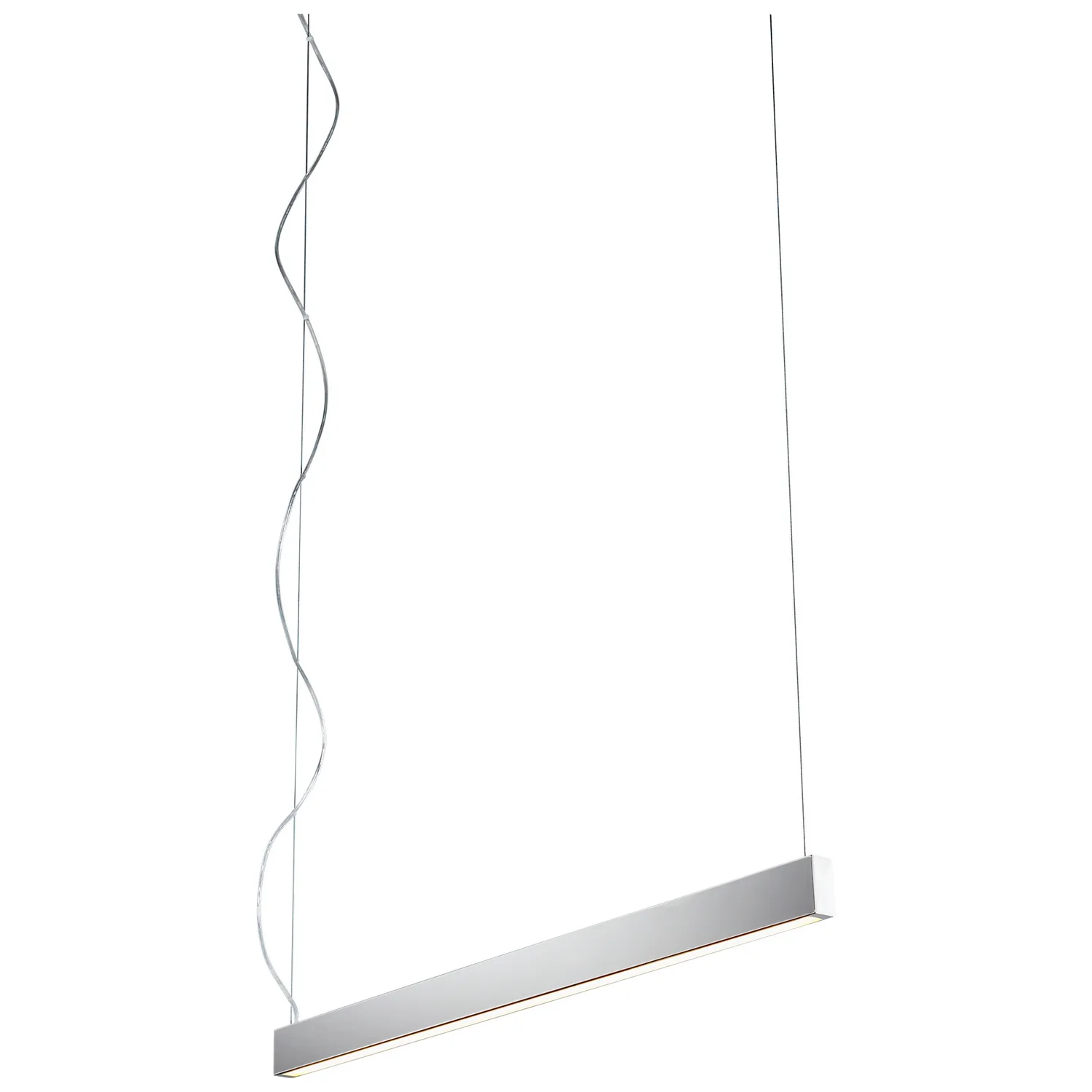 Zepp LED Pendant in Polished Nickel