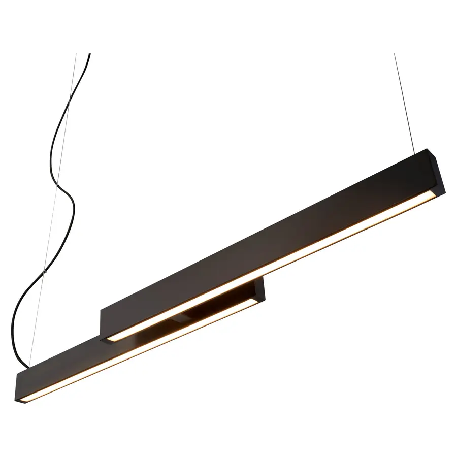Klone LED Linear Pendant in Black - Image 3