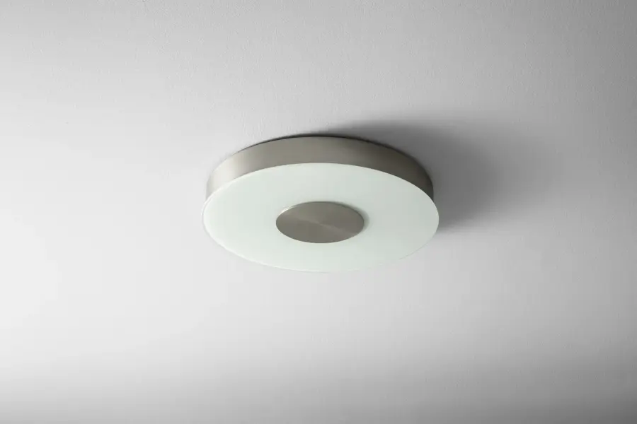 Dione LED Flush Mount in Satin Nickel - Image 1