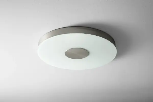 Collection: Dione Finish: Satin Nickel Glass: Frosted Glass Width: 21.00" Height: 2.25" Weight: 13.86 lb Extension from Wall: 2.25" Bulbs Included Number of Bulbs: 1 Maximum Wattage: 20.70 W Bulb Type: LED Bulb Base: Array Light Source: LED Light Output: 2016.00 lm Color Temperature: 3000 K CRI: 90 Voltage: 120.00 V Material: Steel and Glass Country of Origin: China Safety Listing: UL, ETL Safety Rating: Damp LED Manufacturer Warranty: 1 year from date of purchase , 5 years LED