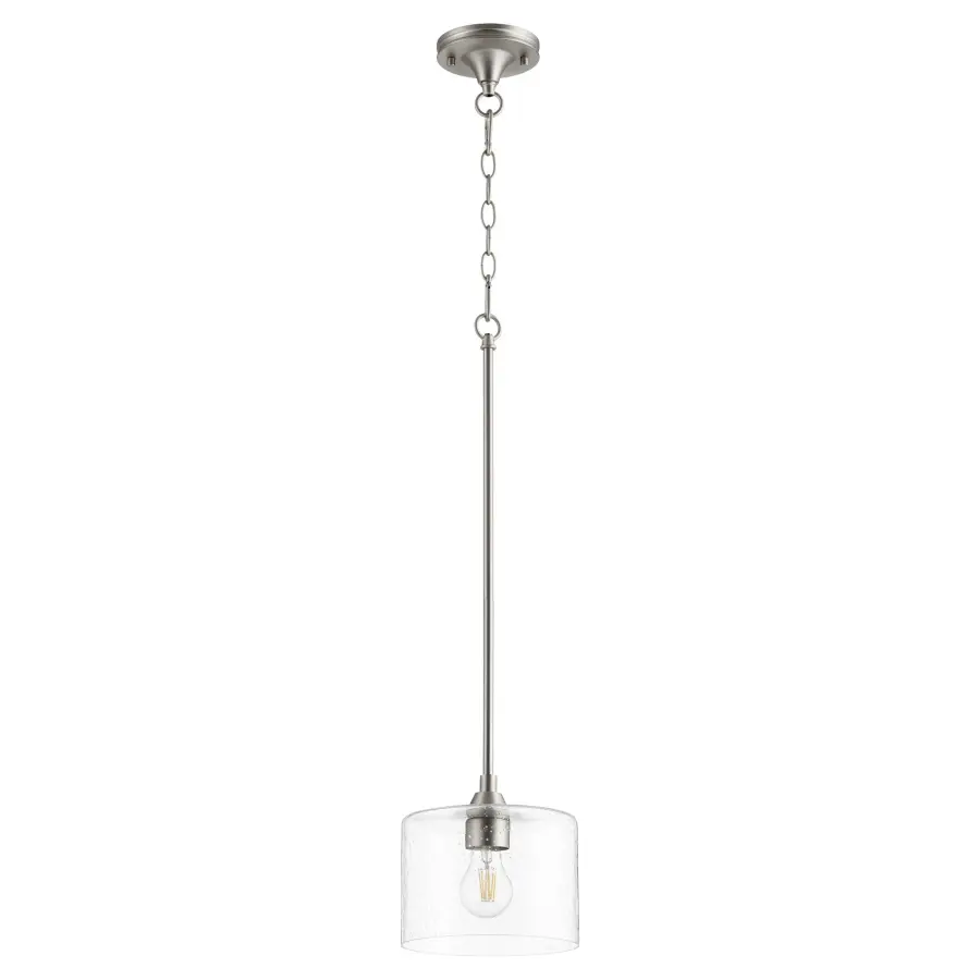 Dakota Satin Nickel Mini Pendant